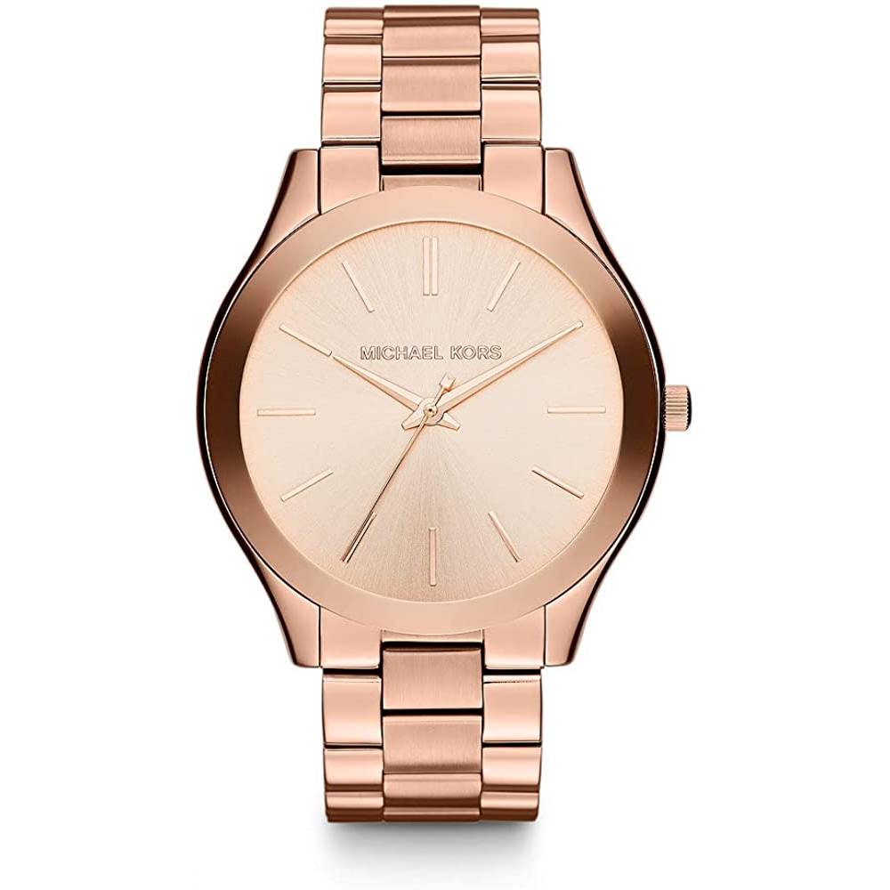 Michael Kors Women's Slim Runway Three-Hand Stainless Steel Quartz Watch - RGT
