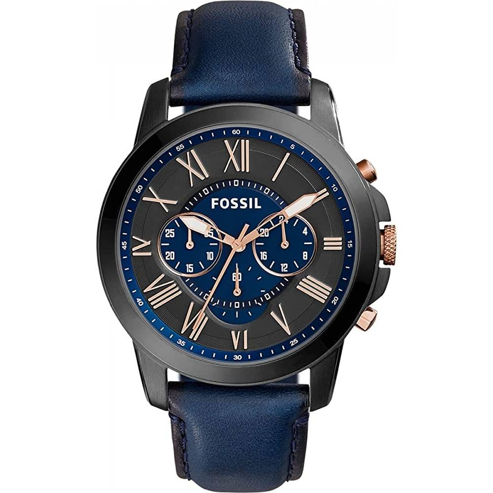 Fossil Men's Grant Stainless Steel Quartz Chronograph Watch | Multiple Colors - BLB
