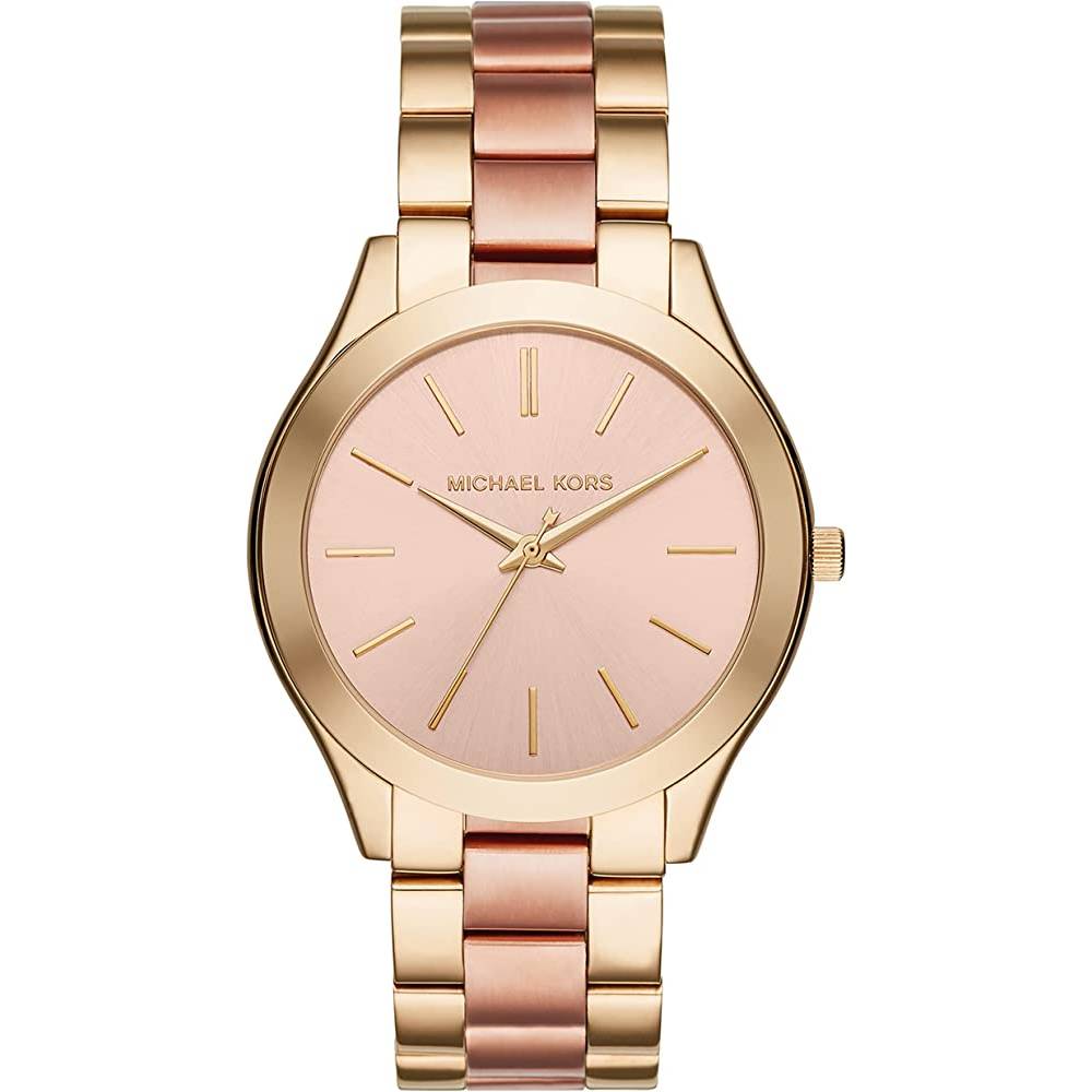 Michael Kors Women's Slim Runway Three-Hand Stainless Steel Quartz Watch - TGTRGT