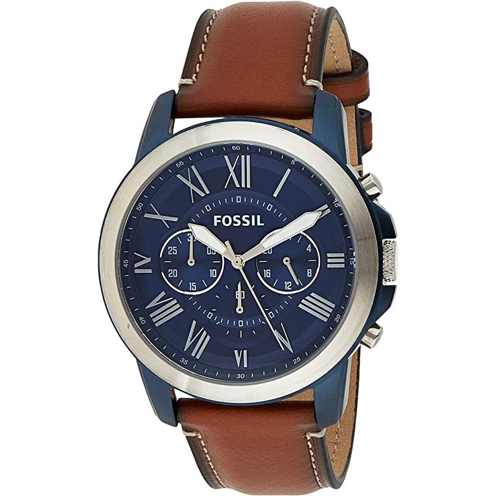 Fossil Men's Grant Stainless Steel Quartz Chronograph Watch - SBLP
