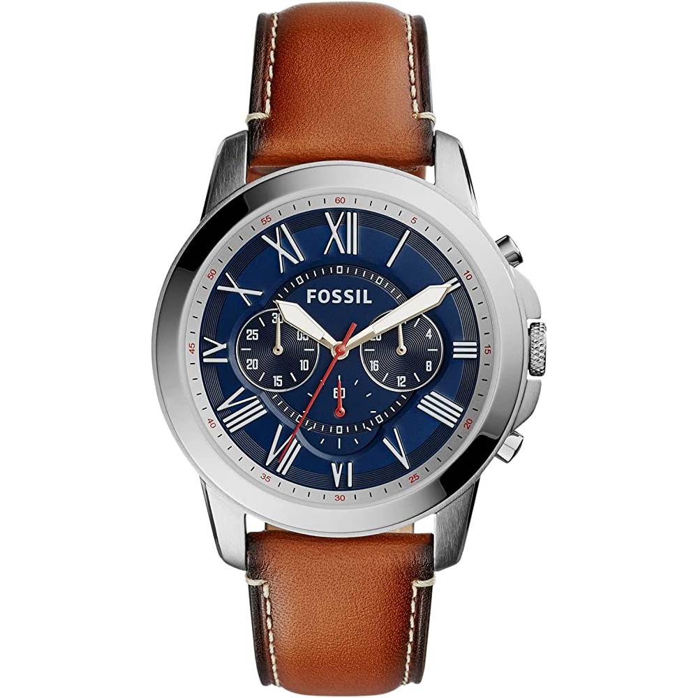 Fossil Men's Grant Stainless Steel Quartz Chronograph Watch - SASL