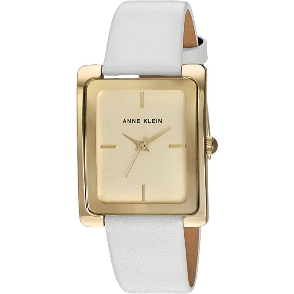 Anne Klein Women's Leather Strap Watch - WG