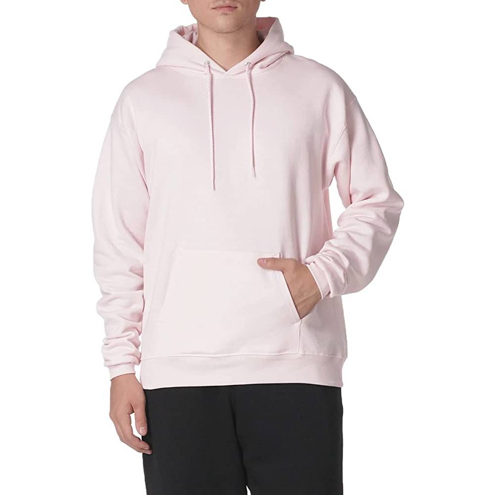 Hanes Men's Sweatshirt, EcoSmart Fleece Hoodie, Cotton-Blend Fleece Hooded Sweatshirt, Plush Fleece Pullover Hoodie | Multiple Colors - PP
