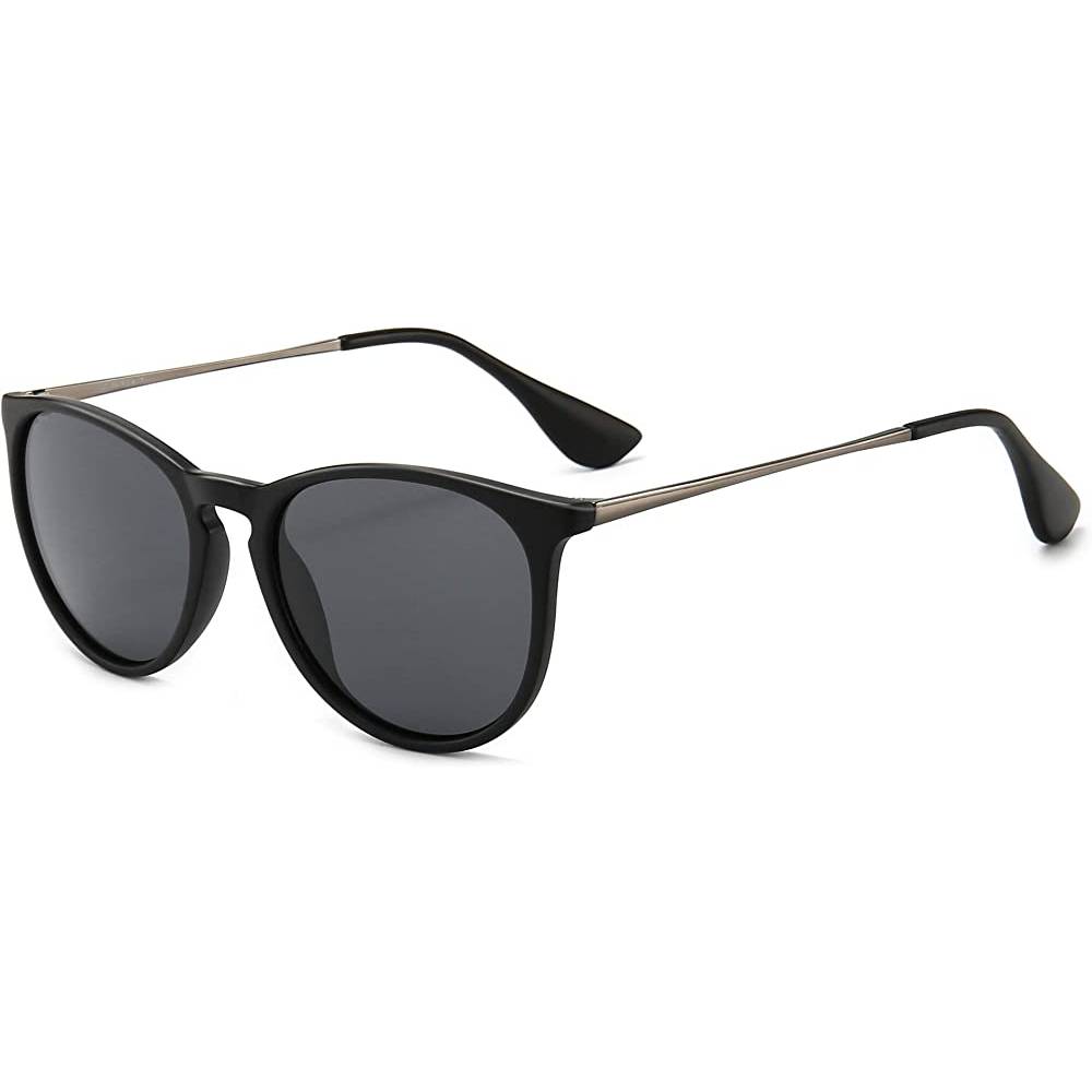 SUNGAIT Vintage Round Sunglasses for Women Men Classic Retro Designer Style | Multiple Colors - BFMF