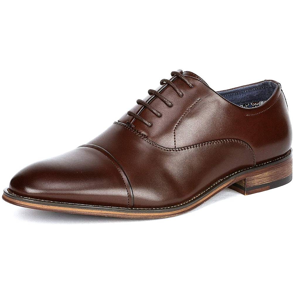 Bruno Marc Men's Leather Lined Dress Oxfords Shoes | Multiple Colors - DBR2