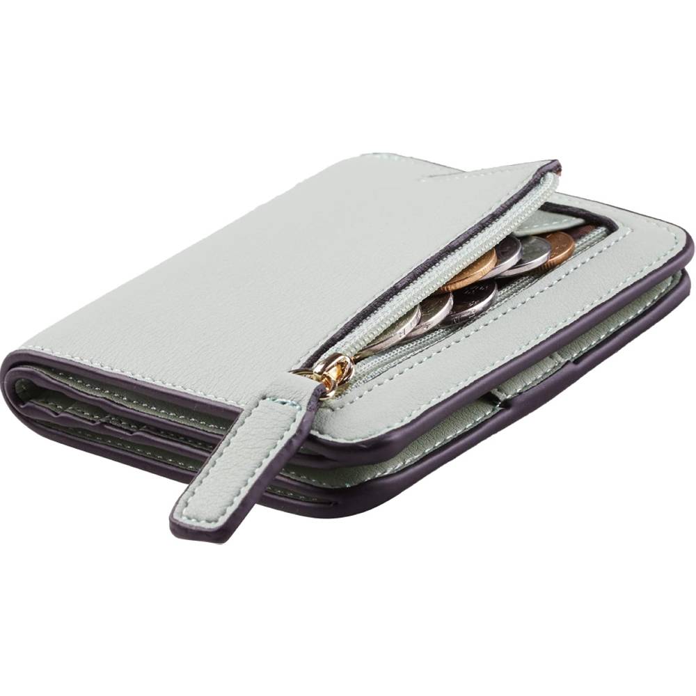 Toughergun Womens Rfid Blocking Small Compact Bifold Luxury Genuine Leather Pocket Wallet Ladies Mini Purse with ID Window | Multiple Colors and Sizes - RGL