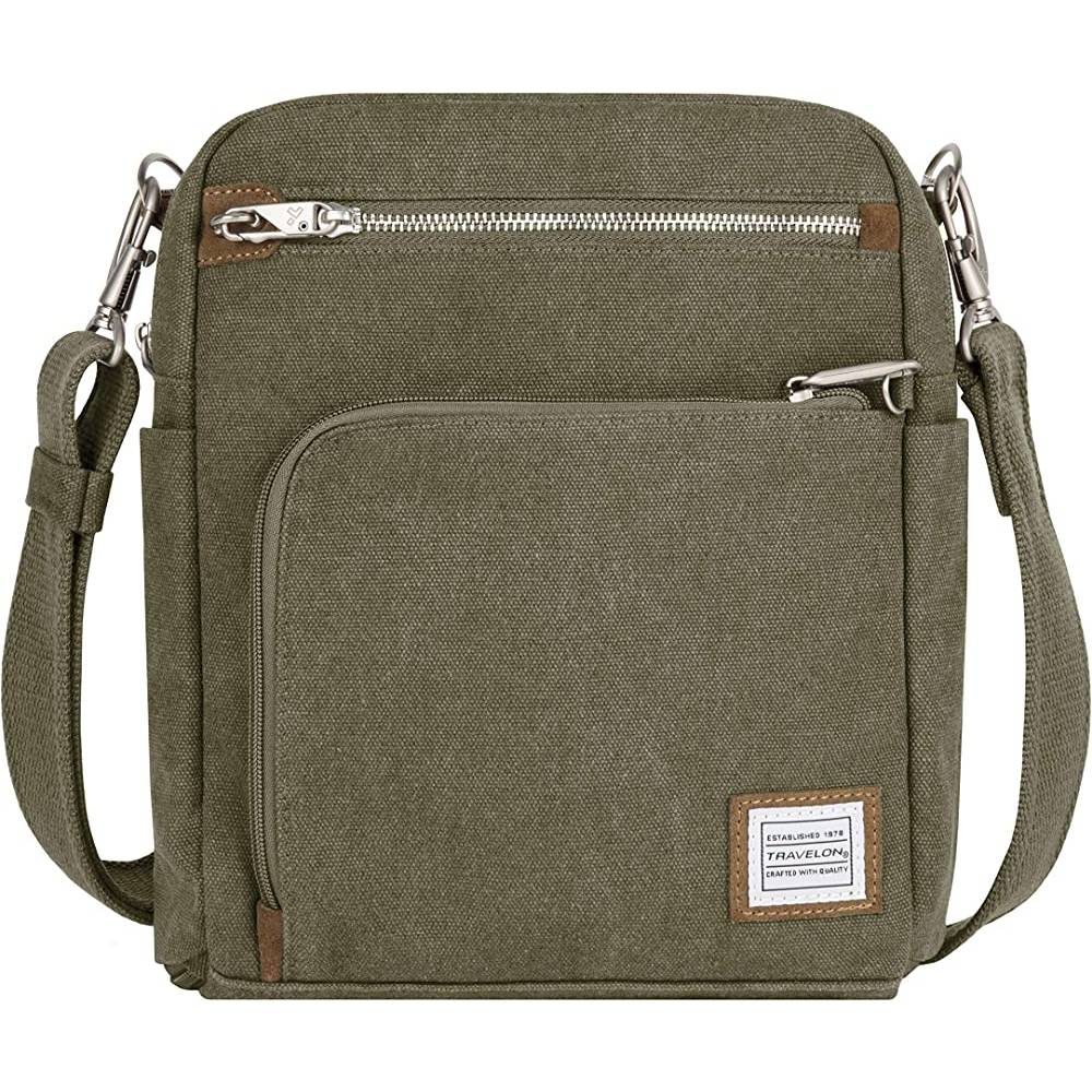 Travelon Anti-Theft Heritage Tour Bag, Indigo, 9 x 11.5 x 3 | Multiple Colors - SA