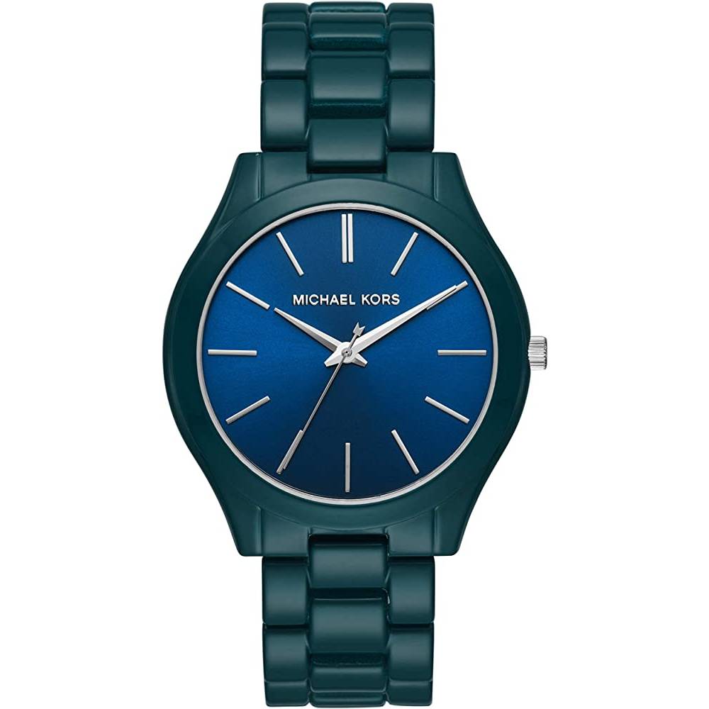 Michael Kors Women's Slim Runway Three-Hand Stainless Steel Quartz Watch - T