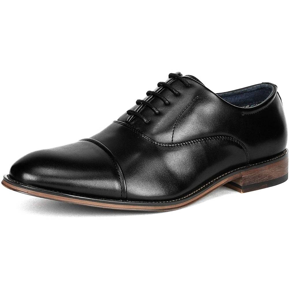 Bruno Marc Men's Leather Lined Dress Oxfords Shoes | Multiple Colors - B