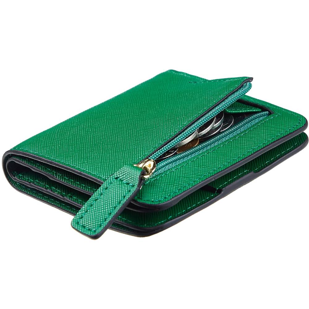 Toughergun Womens Rfid Blocking Small Compact Bifold Luxury Genuine Leather Pocket Wallet Ladies Mini Purse with ID Window | Multiple Colors and Sizes - CHG