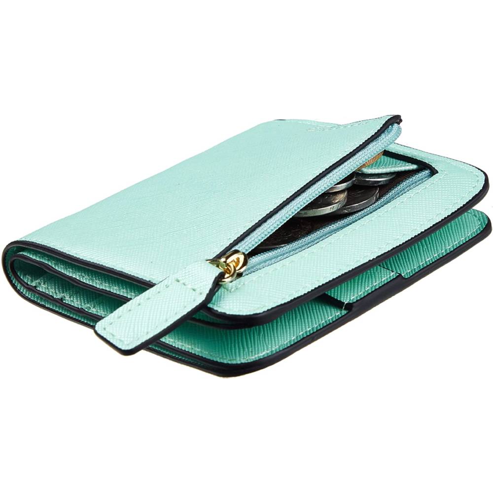 Toughergun Womens Rfid Blocking Small Compact Bifold Luxury Genuine Leather Pocket Wallet Ladies Mini Purse with ID Window | Multiple Colors and Sizes - CGG