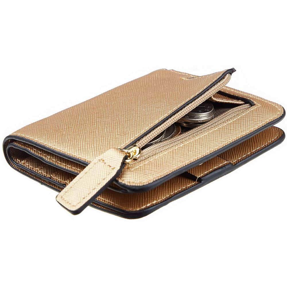 Toughergun Womens Rfid Blocking Small Compact Bifold Luxury Genuine Leather Pocket Wallet Ladies Mini Purse with ID Window | Multiple Colors and Sizes - CCG