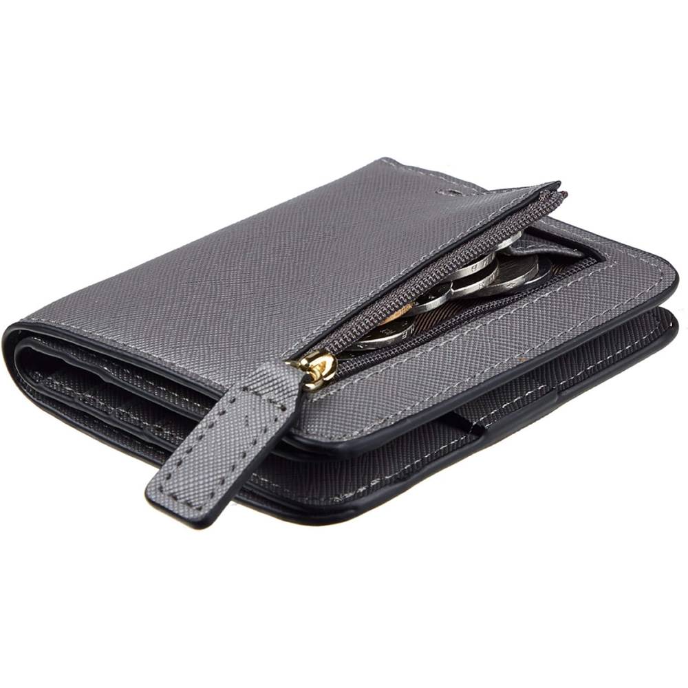 Toughergun Womens Rfid Blocking Small Compact Bifold Luxury Genuine Leather Pocket Wallet Ladies Mini Purse with ID Window | Multiple Colors and Sizes - CSG