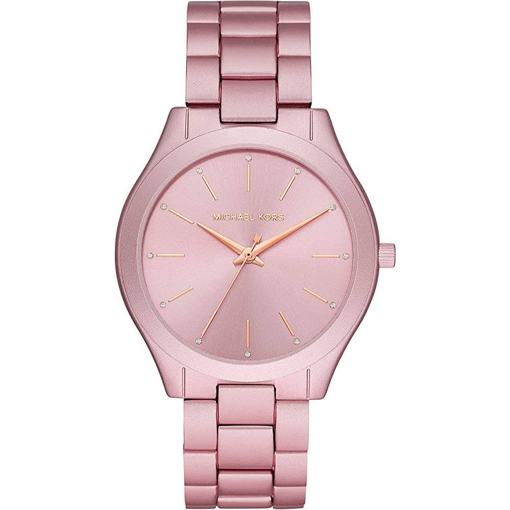 Michael Kors Women's Slim Runway Three-Hand Stainless Steel Quartz Watch - BP