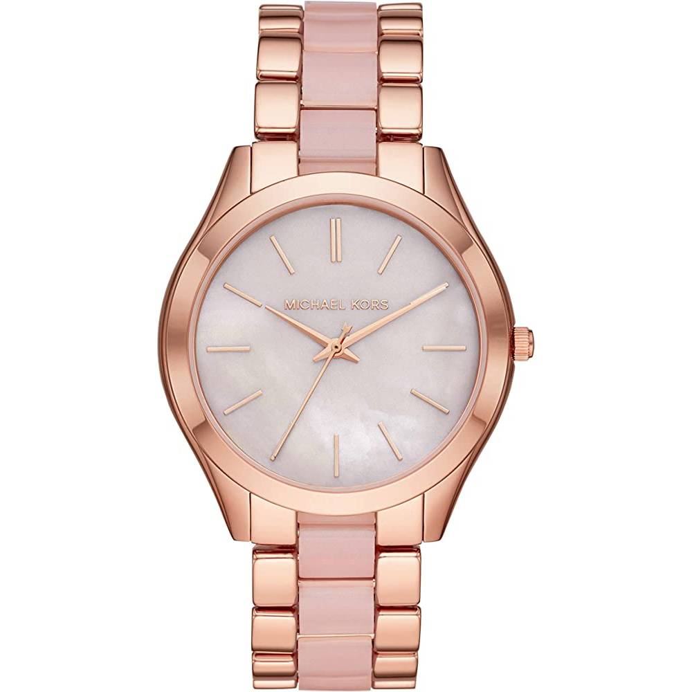 Michael Kors Women's Slim Runway Three-Hand Stainless Steel Quartz Watch - M
