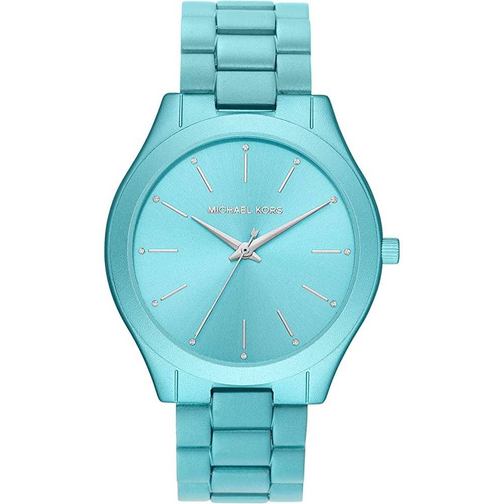 Michael Kors Women's Slim Runway Three-Hand Stainless Steel Quartz Watch - A