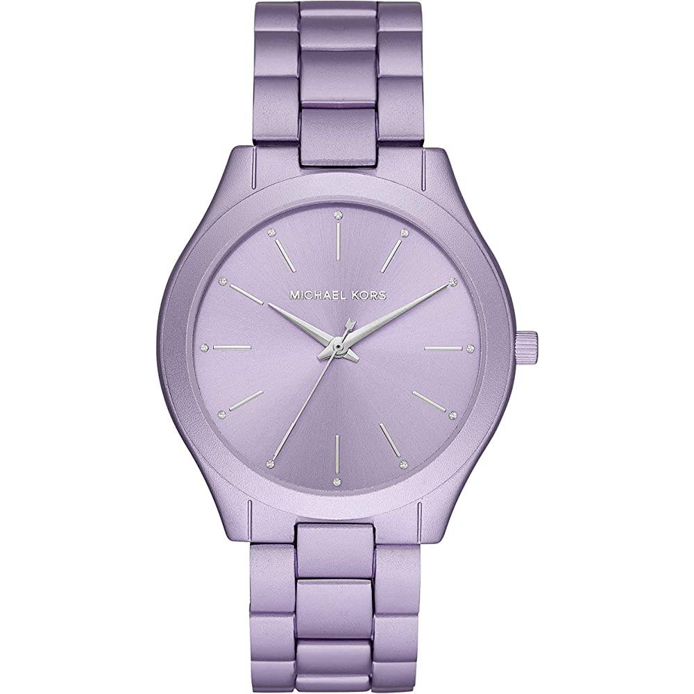Michael Kors Women's Slim Runway Three-Hand Stainless Steel Quartz Watch - LL