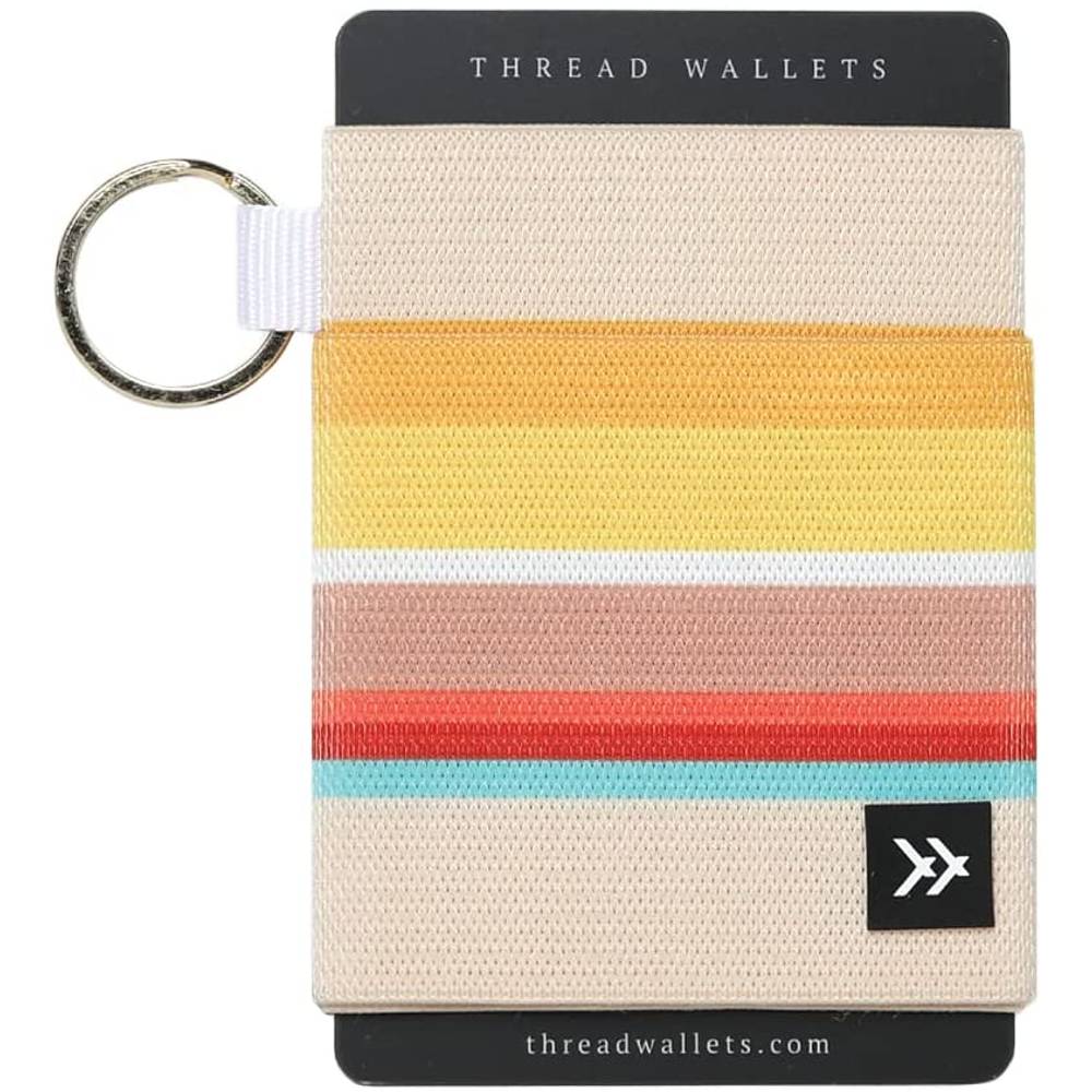 Slim Minimalist Elastic Wallet for Men & Women | Small Credit Card Holder for Front Pocket (Black) | Multiple Colors - WE