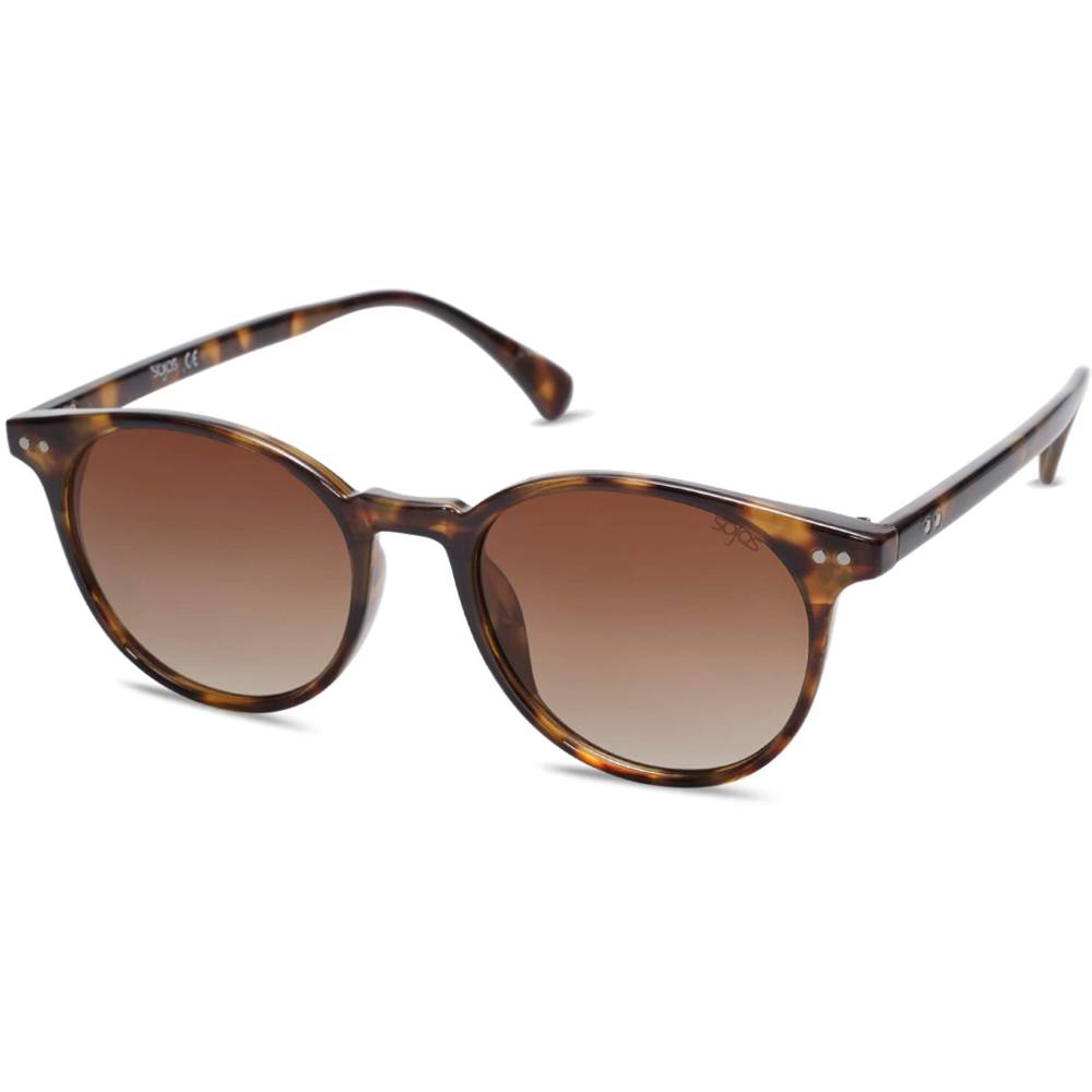 SOJOS Small Round Classic Polarized Sunglasses for Women Men Vintage Style UV400 Lens MAY SJ2113 | Multiple Colors - TGB
