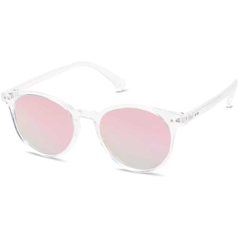 SOJOS Small Round Classic Polarized Sunglasses for Women Men Vintage Style UV400 Lens MAY SJ2113 | Multiple Colors - CPK