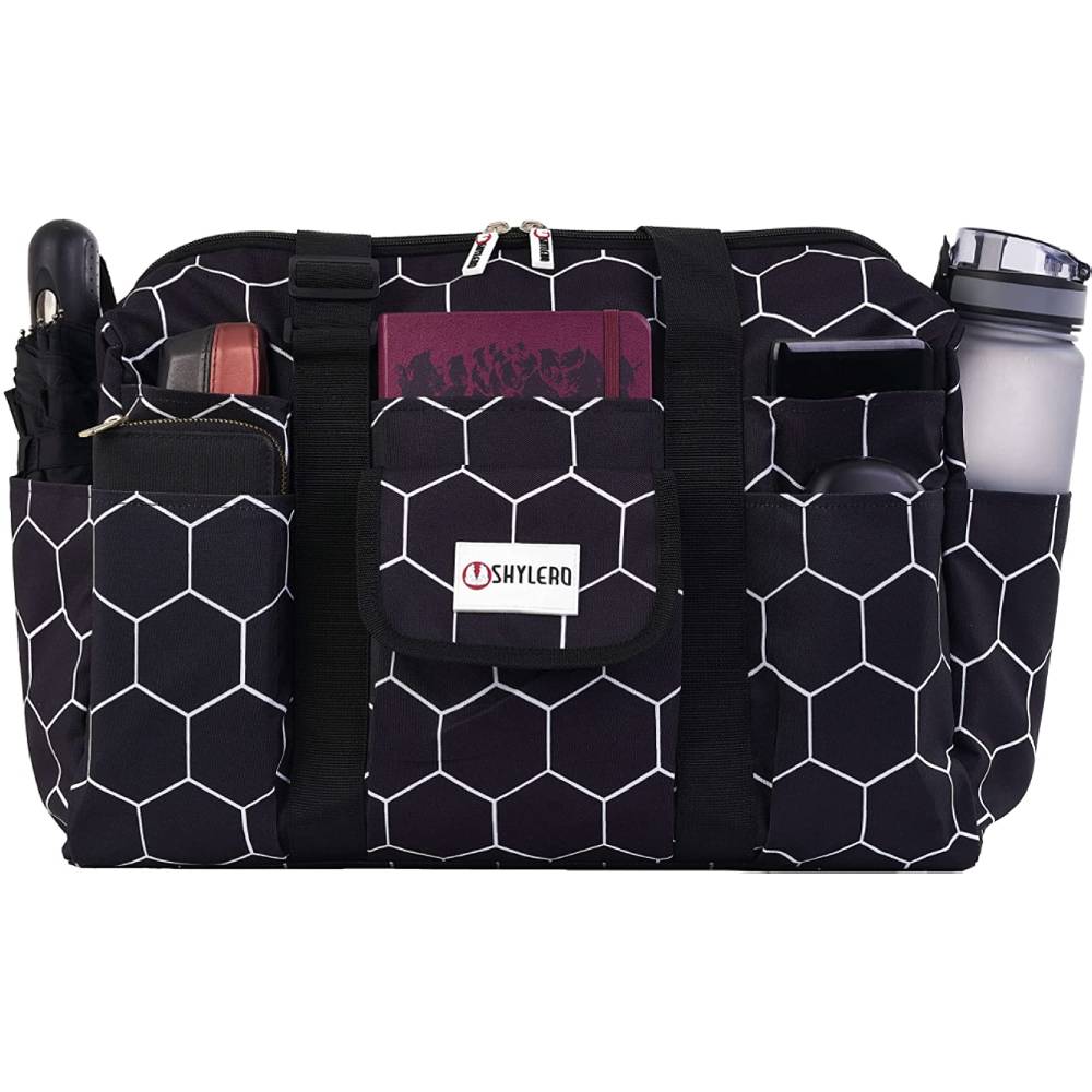 Nurse Bag and Utility Tote - 14 Outside and 7 Inside Pockets - Large and Waterproof Bag | Multiple Colors - BBHI