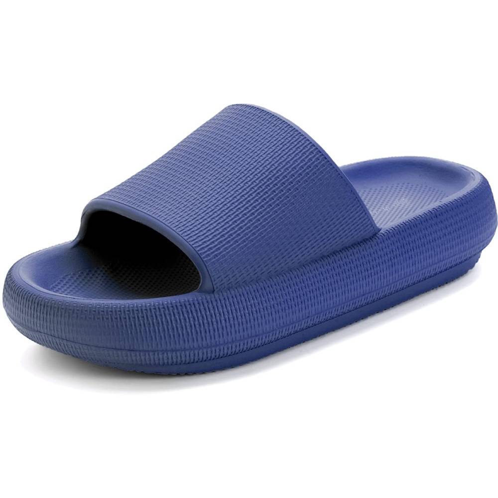 BRONAX Cloud Slippers for Women and Men | Pillow Slippers Bathroom Sandals | Extremely Comfy | Cushioned Thick Sole | Multiple Colors - BL