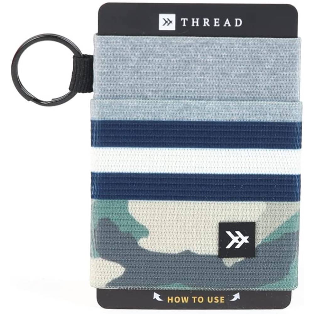 Slim Minimalist Elastic Wallet for Men & Women | Small Credit Card Holder for Front Pocket (Black) | Multiple Colors - RA