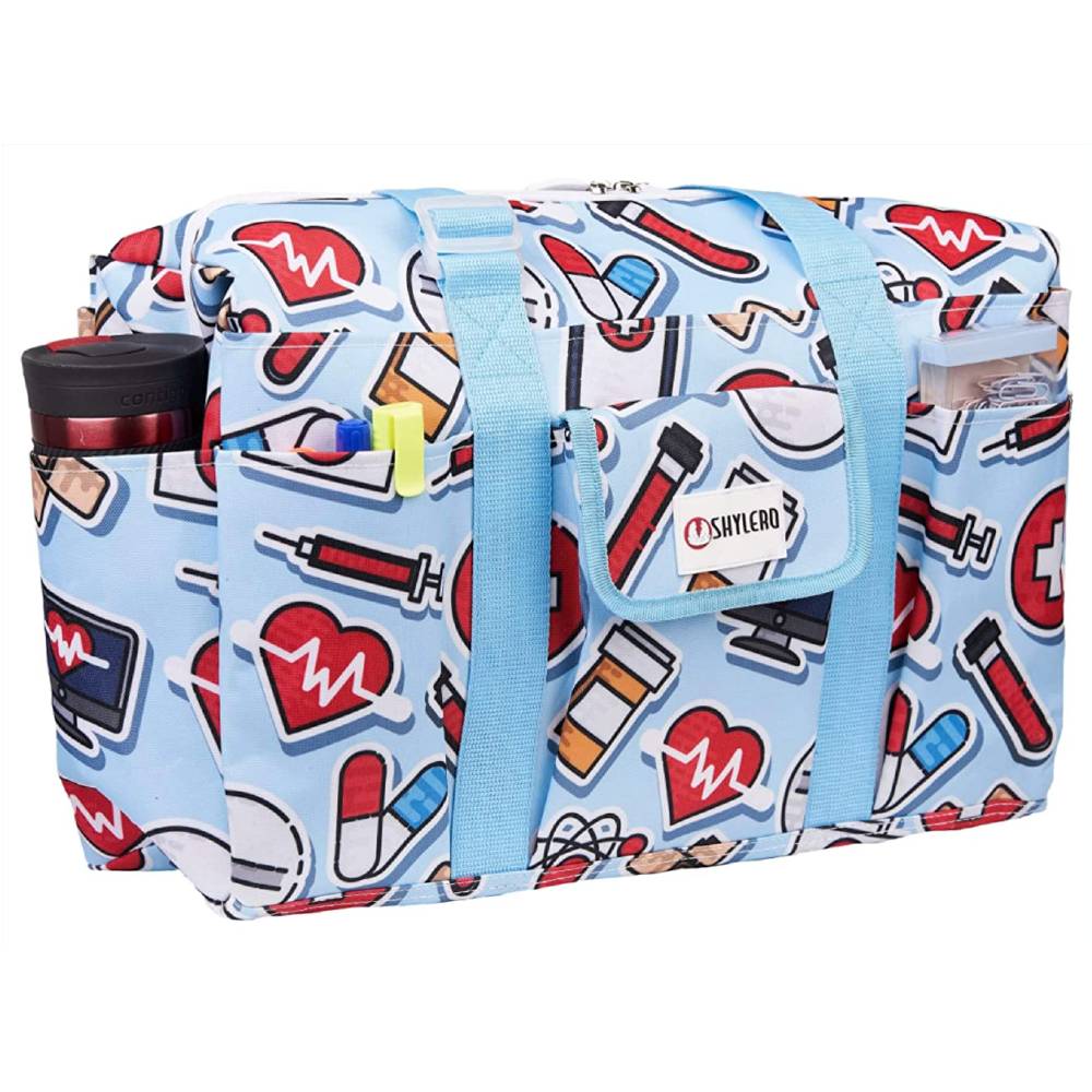 Nurse Bag and Utility Tote - 14 Outside and 7 Inside Pockets - Large and Waterproof Bag | Multiple Colors - CUA