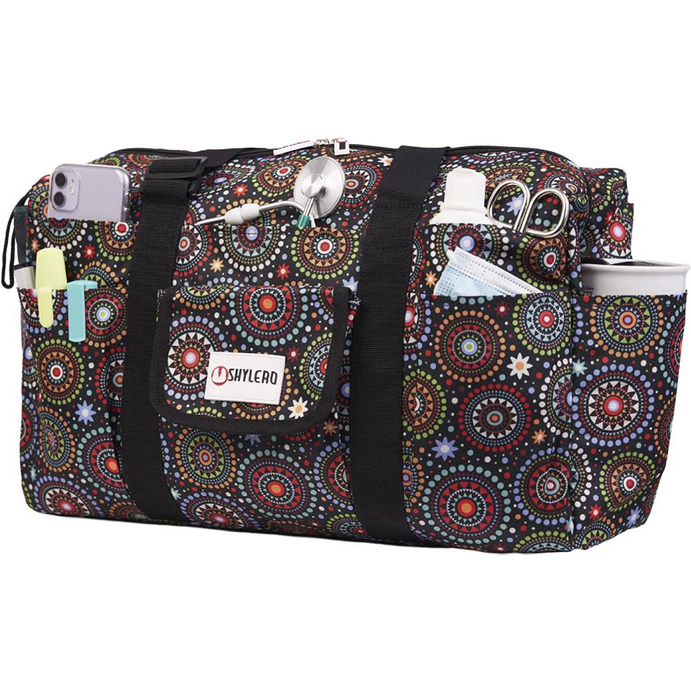 Nurse Bag and Utility Tote - 14 Outside and 7 Inside Pockets - Large and Waterproof Bag | Multiple Colors - HOC