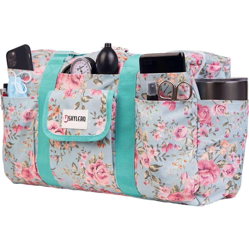 Nurse Bag and Utility Tote - 14 Outside and 7 Inside Pockets - Large and Waterproof Bag | Multiple Colors - SFL