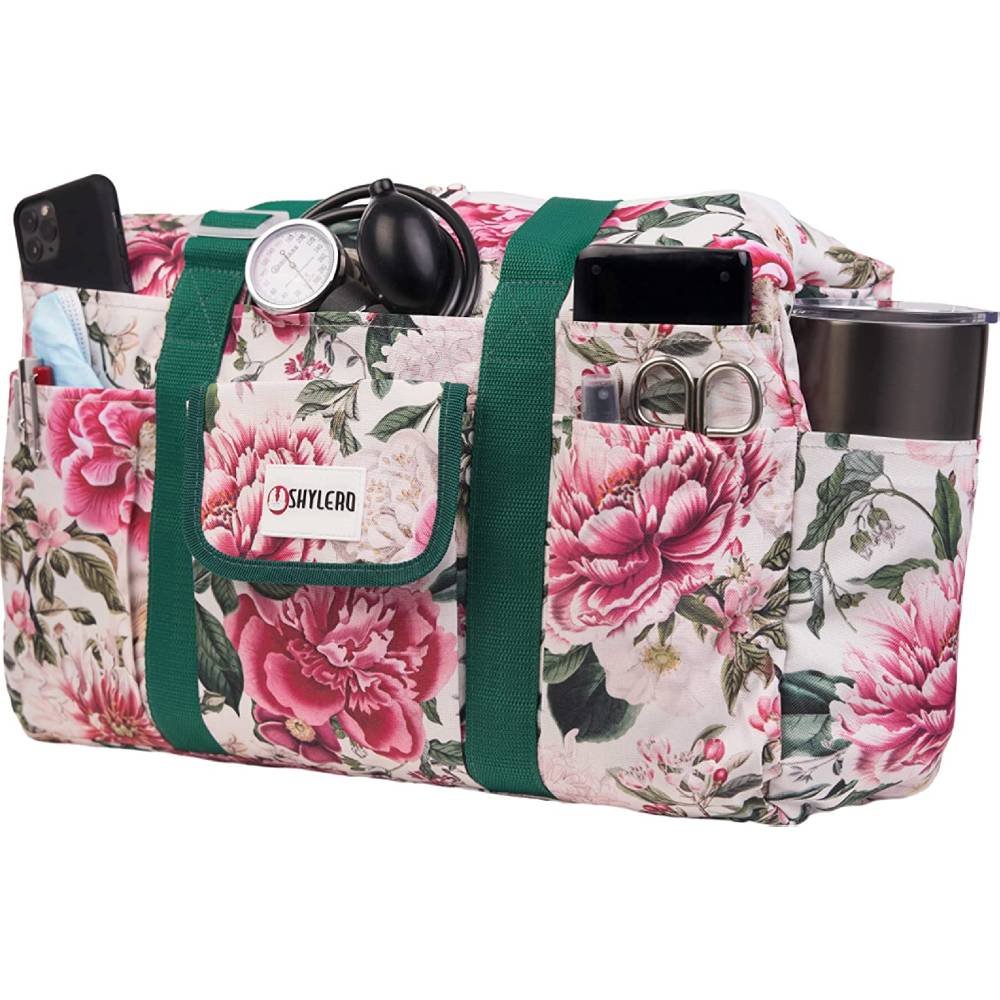 Nurse Bag and Utility Tote - 14 Outside and 7 Inside Pockets - Large and Waterproof Bag | Multiple Colors - GP
