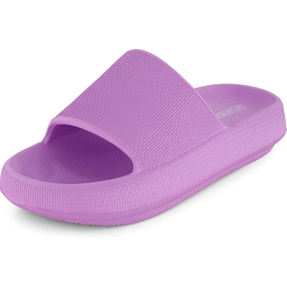 Cushionaire Women's Feather recovery slide sandals with +Comfort - LR