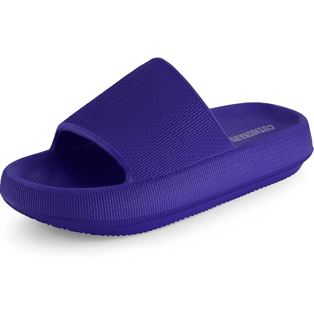 Cushionaire Women's Feather recovery slide sandals with +Comfort - BBL