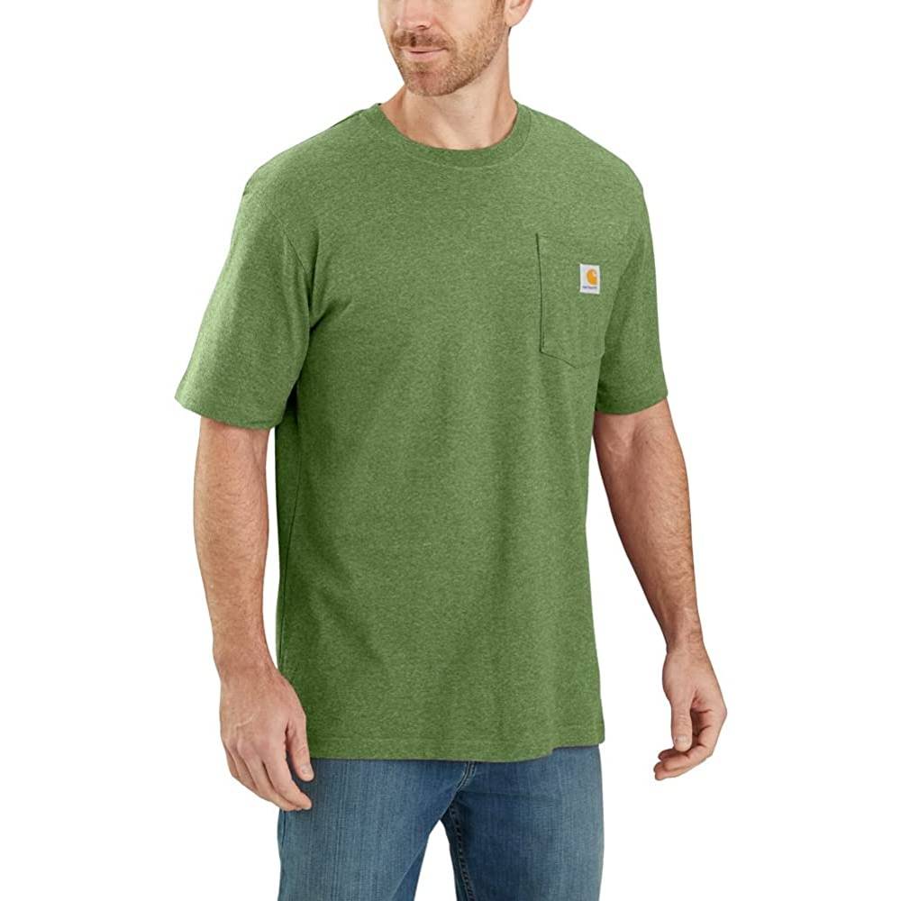 Carhartt Men's Loose Fit Heavyweight Short-Sleeve Pocket T-Shirt | Multiple Colors and Sizes - AH