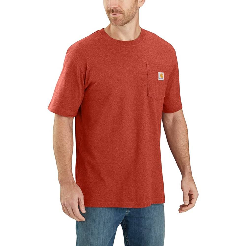 Carhartt Men's Loose Fit Heavyweight Short-Sleeve Pocket T-Shirt | Multiple Colors and Sizes - CHPH
