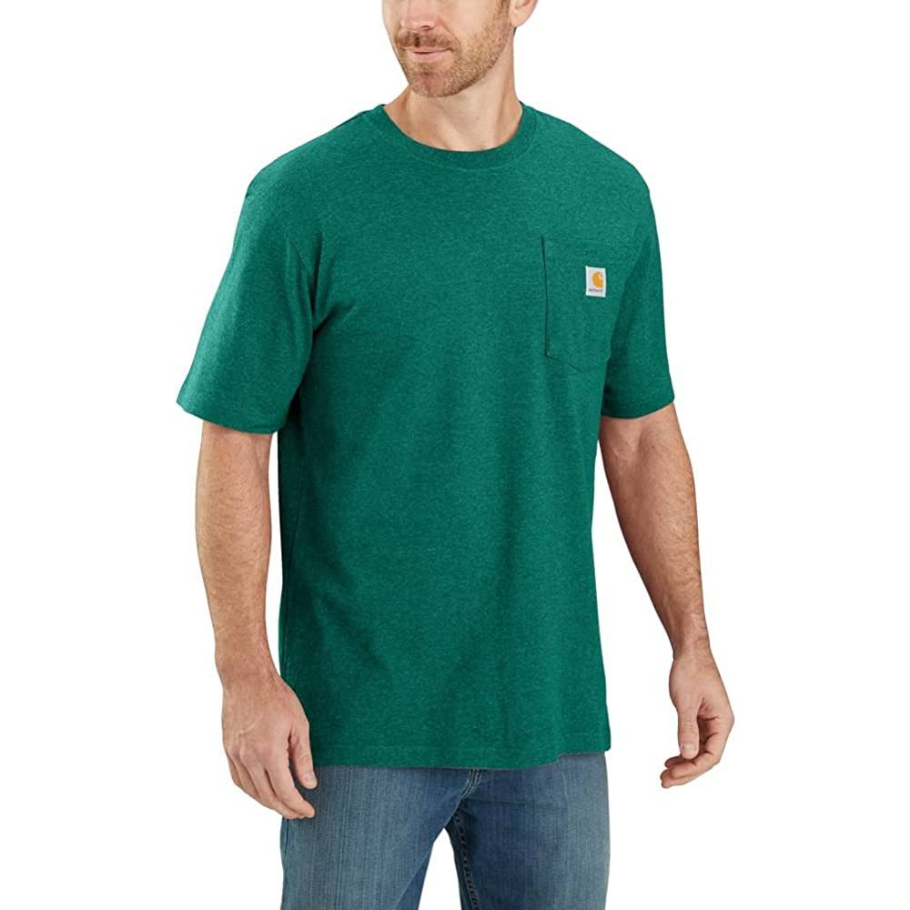 Carhartt Men's Loose Fit Heavyweight Short-Sleeve Pocket T-Shirt | Multiple Colors and Sizes - CGH