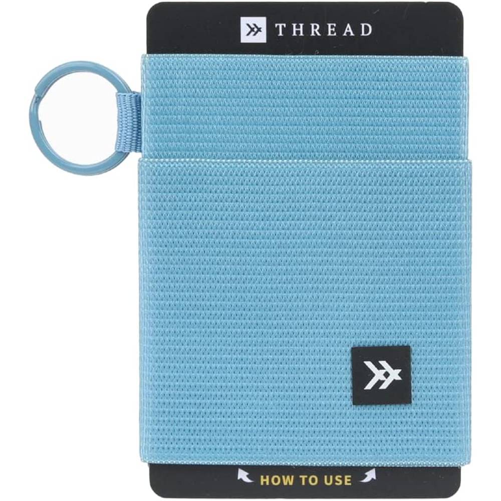 Slim Minimalist Elastic Wallet for Men & Women | Small Credit Card Holder for Front Pocket (Black) | Multiple Colors - SB