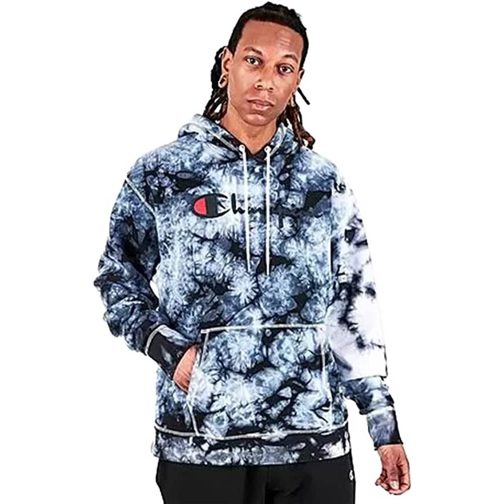Champion Men's Pullover Hoodie, Powerblend Fleece Midweight Hooded Sweatshirt For Men, Best Hoodies for Men, Script | Multiple Colors and Size