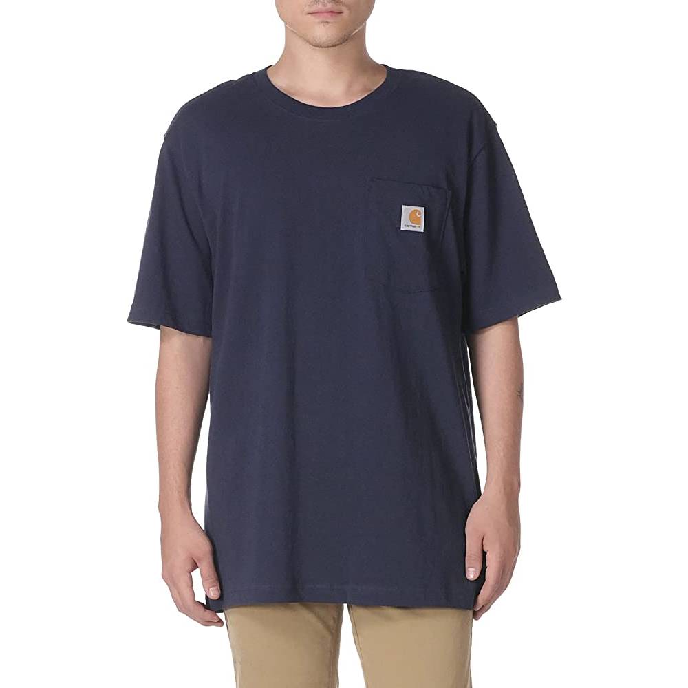 Carhartt Men's Loose Fit Heavyweight Short-Sleeve Pocket T-Shirt | Multiple Colors and Sizes - NA