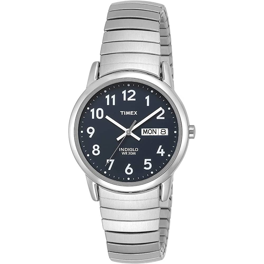 Timex Men's Easy Reader Day-Date Expansion Band Watch | Multiple Colors - STBL