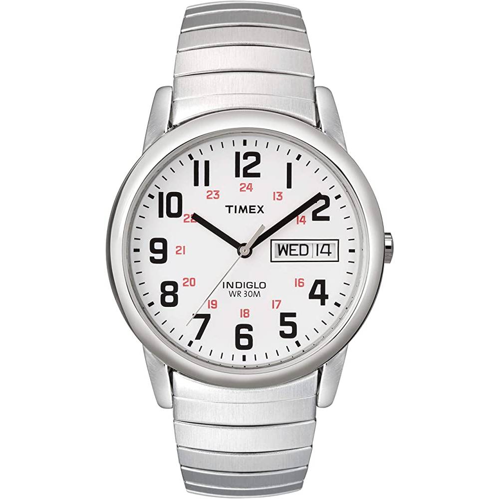 Timex Men's Easy Reader Day-Date Expansion Band Watch | Multiple Colors - STWH