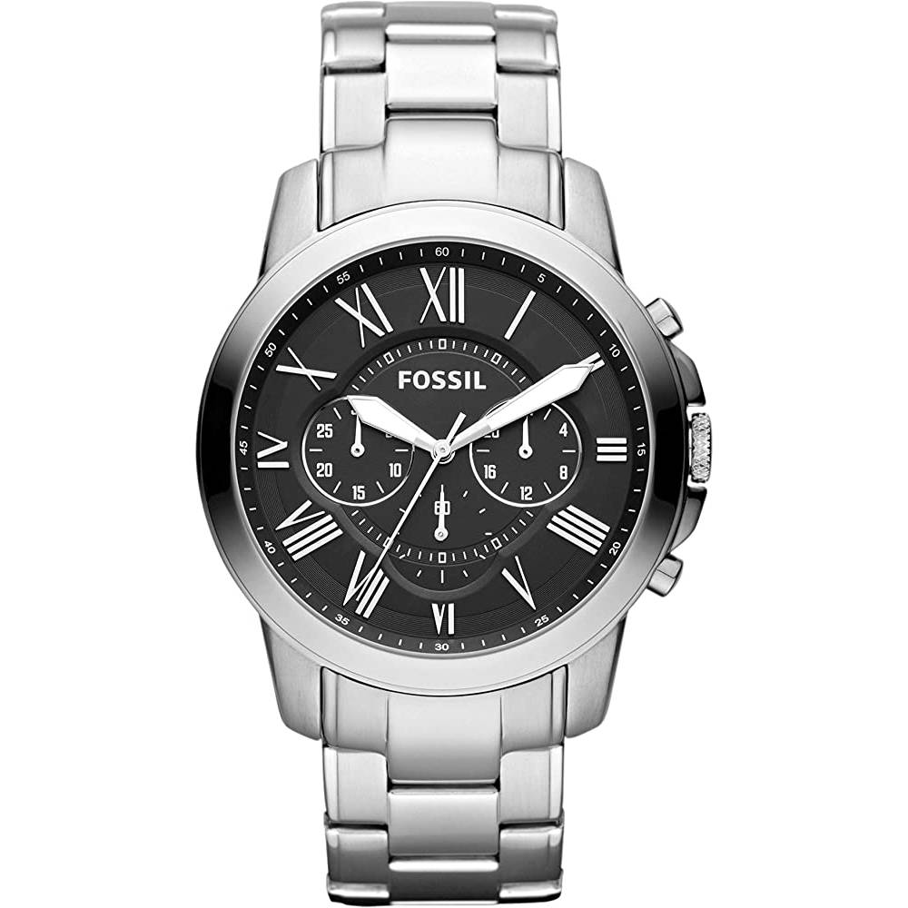 Fossil Men's Grant Stainless Steel Quartz Chronograph Watch | Multiple Colors - SI
