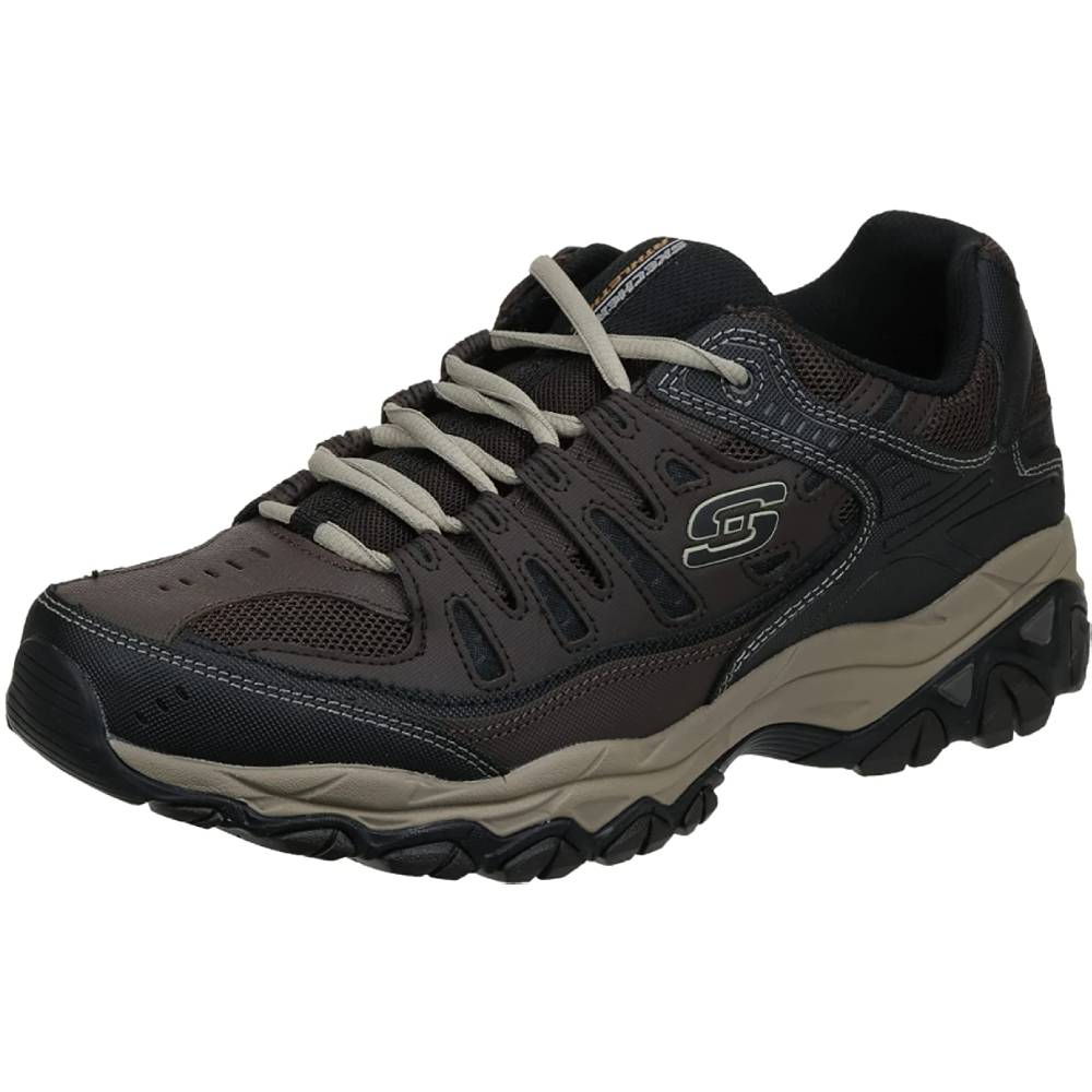 Skechers Men's Afterburn Memory-Foam Lace-up Sneaker | Multiple Colors and Sizes - BRT