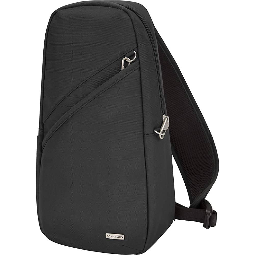 Travelon AT Classic Sling Bag, Black, One Size | Multiple Colors - BL