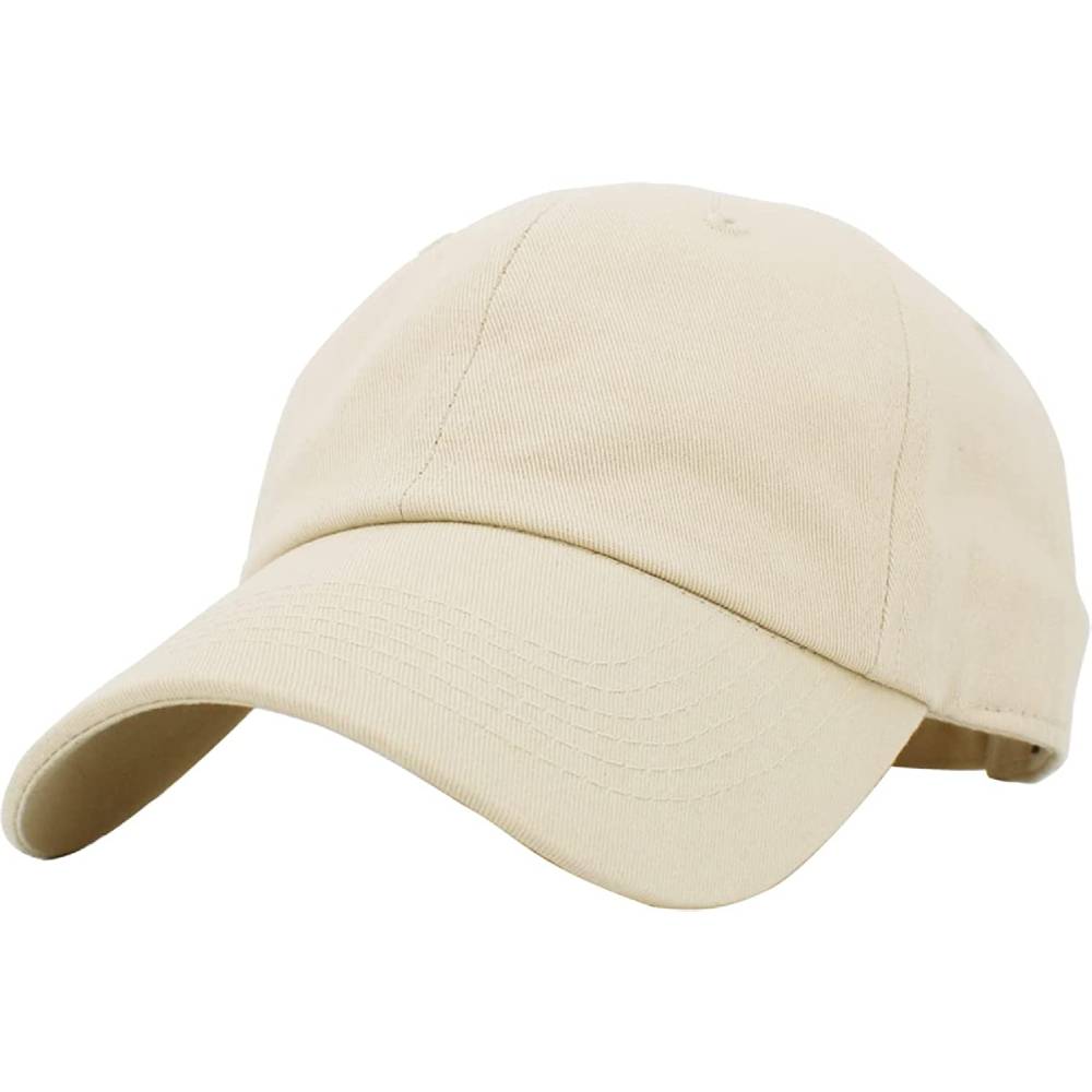 KBETHOS Original Classic Low Profile Cotton Hat Men Women Baseball Cap Dad Hat Adjustable Unconstructed Plain Cap | Multiple Colors - LV