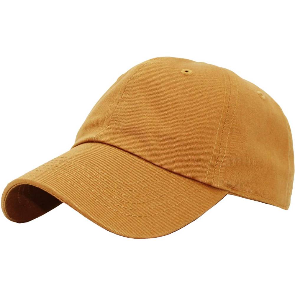 KBETHOS Original Classic Low Profile Cotton Hat Men Women Baseball Cap Dad Hat Adjustable Unconstructed Plain Cap | Multiple Colors - WH