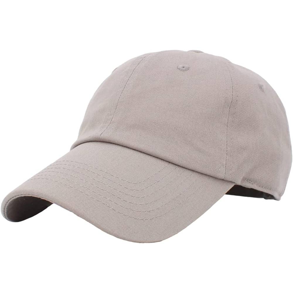 KBETHOS Original Classic Low Profile Cotton Hat Men Women Baseball Cap Dad Hat Adjustable Unconstructed Plain Cap | Multiple Colors - LG
