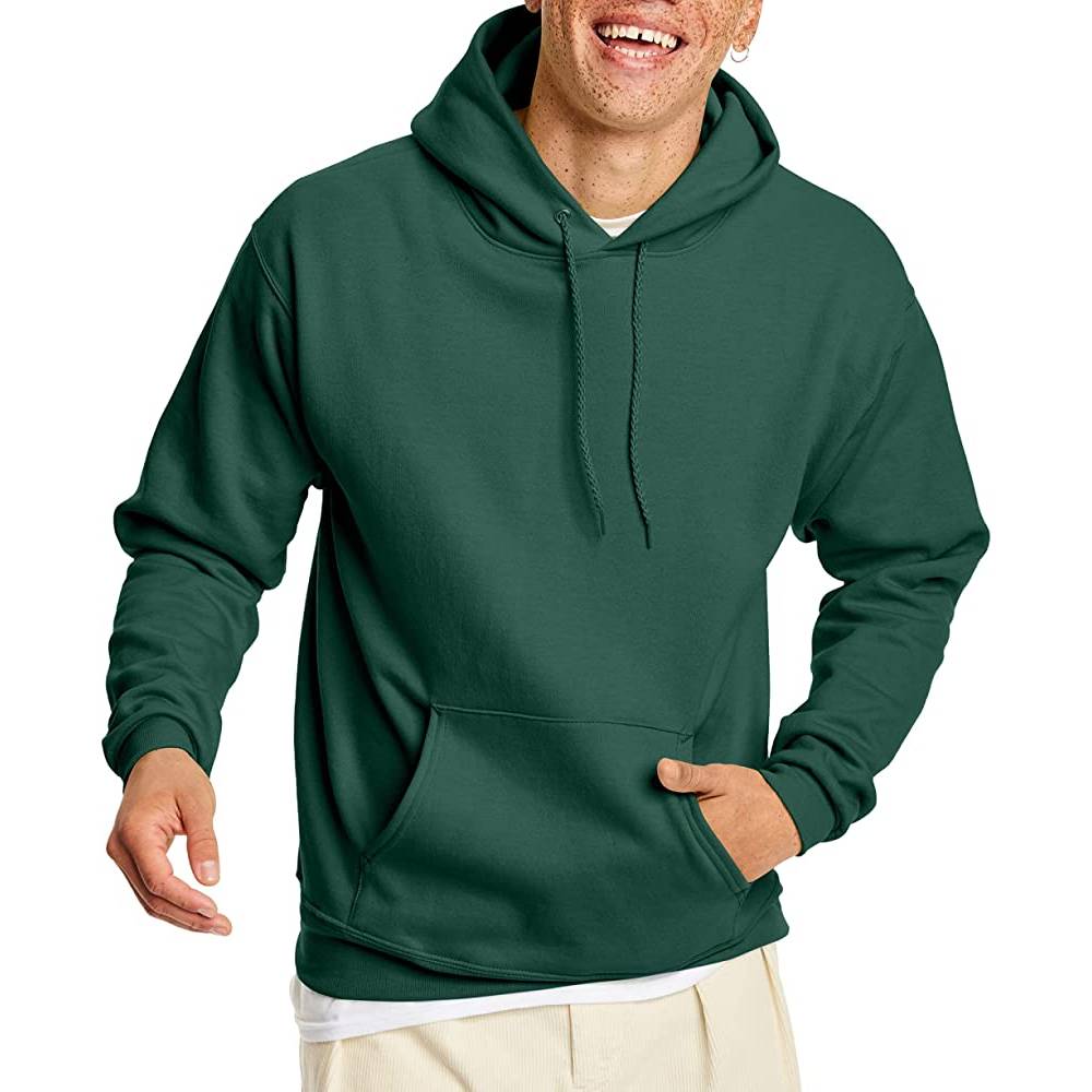 Hanes Men's Sweatshirt, EcoSmart Fleece Hoodie, Cotton-Blend Fleece Hooded Sweatshirt, Plush Fleece Pullover Hoodie | Multiple Colors - DEF
