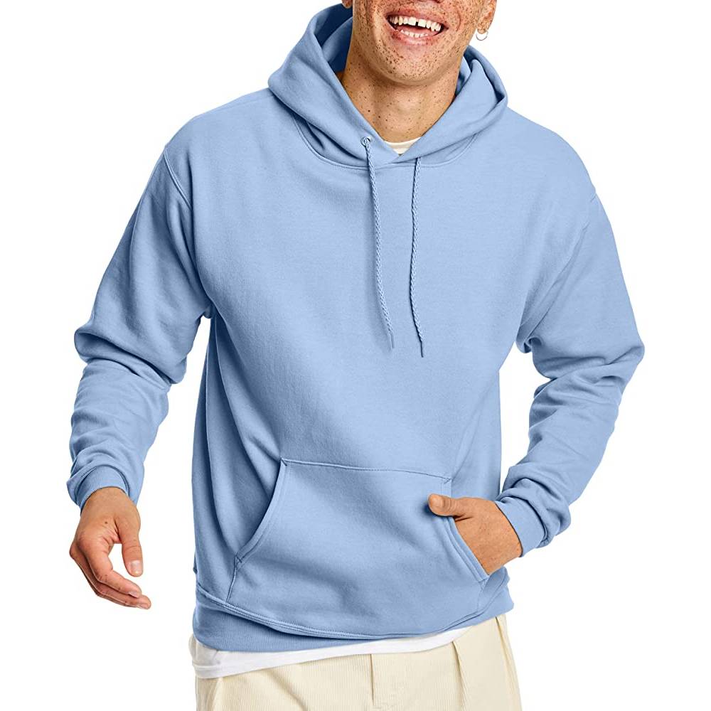 Hanes Men's Sweatshirt, EcoSmart Fleece Hoodie, Cotton-Blend Fleece Hooded Sweatshirt, Plush Fleece Pullover Hoodie | Multiple Colors - LBL
