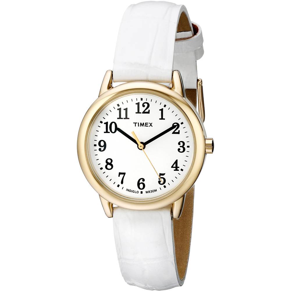 Timex Women's Easy Reader Leather Strap 30mm Watch - WGT